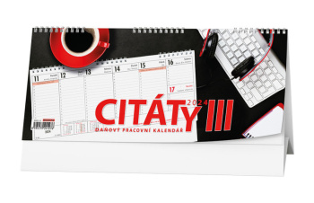 Stolní kalendář - Pracovní kalendář CITÁTY III