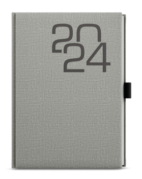 Denní diář - David - Fabric - A5 - šedá