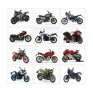 Nástěnný kalendář - Motorbike - A3