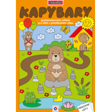 Omalovánka A4 - Grafomotorická - Kapybary