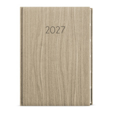 Denní diář - Ctirad s výsekem - Wood - A5 - světle hnědá