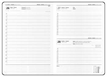 Denní diář - David - Nuba - A5 - písková