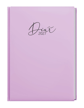Denní diář - David - Pastel - A5 - fialová