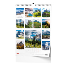 Nástěnný kalendář - Alpy - A3