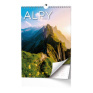 Nástěnný kalendář - Alpy - A3