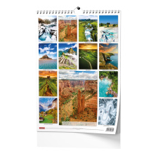 Nástěnný kalendář - Beautiful world - A3