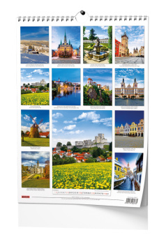 Nástěnný kalendář - Česká republika - A3