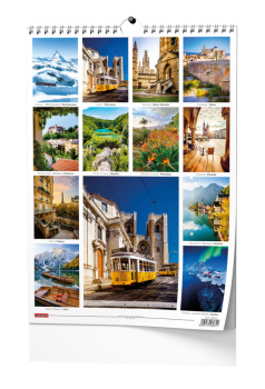 Nástěnný kalendář - Europe - A3