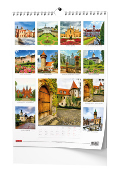 Nástěnný kalendář - Hrady a zámky České republiky