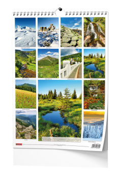 Nástěnný kalendář - Krkonoše - A3