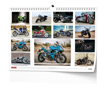 Nástěnný kalendář - Motorbike - A3