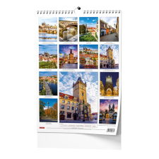 Nástěnný kalendář - Praha - A3