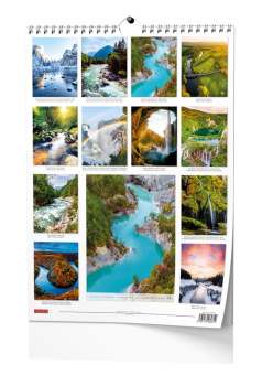 Nástěnný kalendář - Řeka čaruje - A3