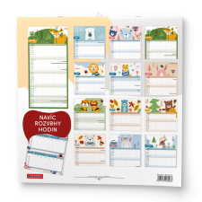 Nástěnný kalendář - Rodinný plánovací kalendář