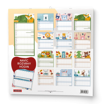 Nástěnný kalendář - Rodinný plánovací kalendář