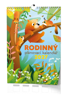 Nástěnný kalendář - Rodinný plánovací kalendář - A3