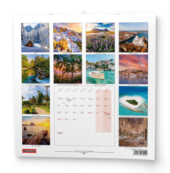 Nástěnný kalendář - Romantická místa