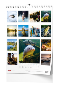 Nástěnný kalendář - Rybářský kalendář  - A3