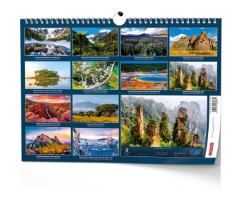 Nástěnný kalendář - Světové národní parky