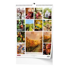 Nástěnný kalendář - Víno - A3