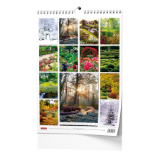 Nástěnný kalendář - Zahrady - A3