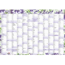 Nástěnný roční kalendář (600x420 mm) - Levandule