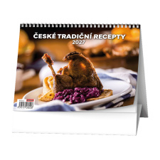 Stolní kalendář - České tradiční recepty