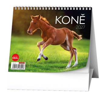 Stolní kalendář - IDEÁL - Koně