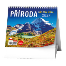 Stolní kalendář - IDEÁL - Příroda, hory, řeky, jezera…