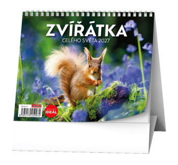 Stolní kalendář - IDEÁL - Zvířátka celého světa