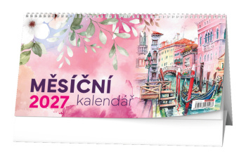 Stolní kalendář - Měsíční kalendář (měsíční kalendárium)