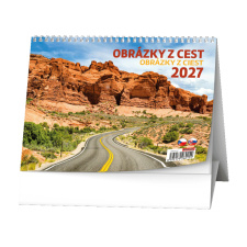 Stolní kalendář - Obrázky z cest