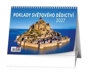 Stolní kalendář - Poklady světového dědictví