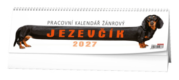 Stolní kalendář - Pracovní kalendář žánrový - Jezevčík
