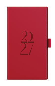 Týdenní diář - Jakub - Deny - kapesní - červená