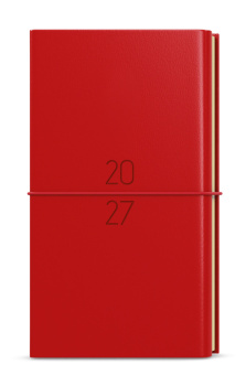 Týdenní diář - Jakub - Dueto - kapesní - diář+blok - červená