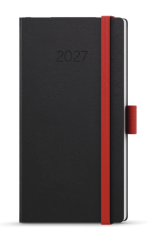 Týdenní diář - Jakub - Nora - kapesní - červená