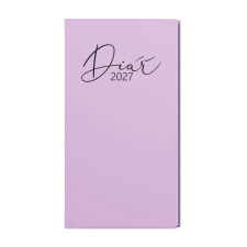 Týdenní diář - Jakub - Pastel - kapesní  - fialová