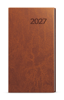Týdenní diář - Jakub - Vivella - kapesní - hnědá