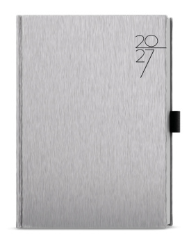 Týdenní diář - Oskar - ForMen - A5 - Silver