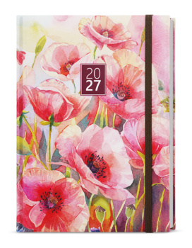 Týdenní diář - Oskar - Lamino - A5 - Máky