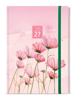 Týdenní diář - Oskar - Lamino - A5 - Růžový