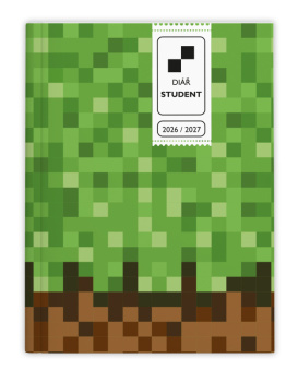 Týdenní diář - Student - V8 - lamino - kapesní - Kostky