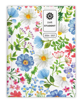 Týdenní diář - Student - V8 - lamino - kapesní - Louka