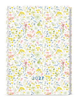 Týdenní diář - Tomáš - Lamino - A4 - Květinky